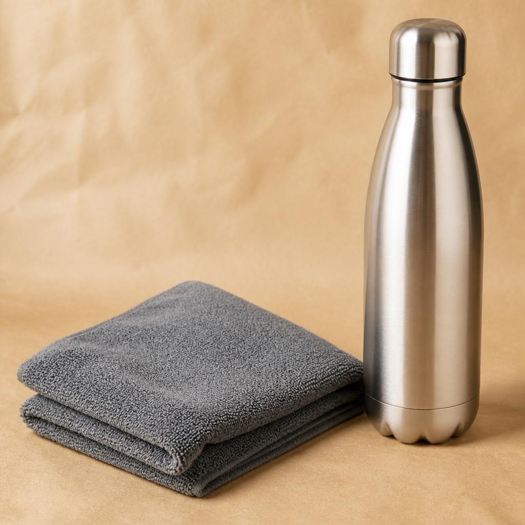 Quick-Dry Towel + Bottle